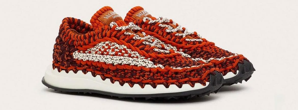 VALENTINO の靴♪ ★ CROCHET SNEAKER ★ Valentino-Garavani-Crochet-
