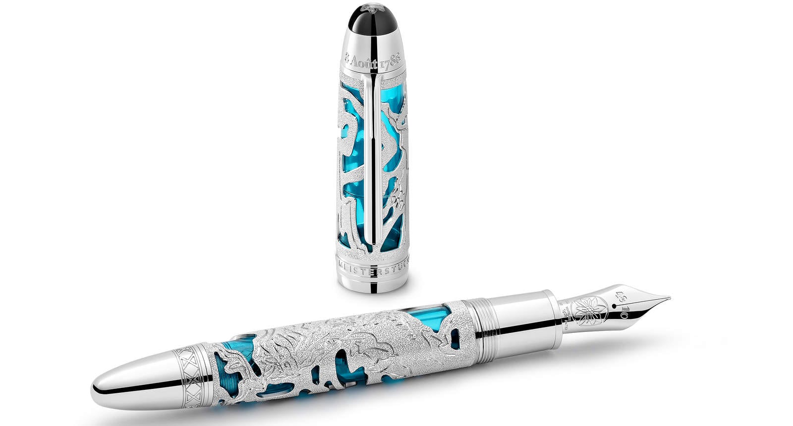 LIGHT BLUE &MONT BLANC PLATINUM セット montblanc-high-artistry-the-